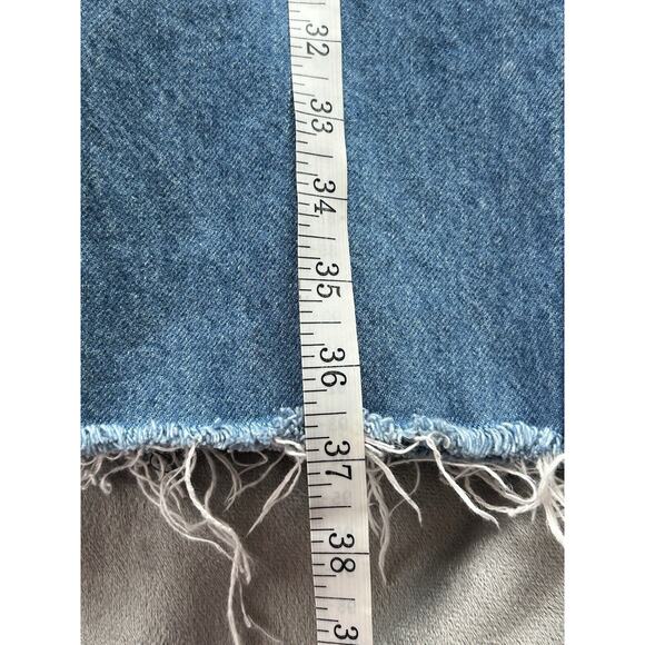 Rag & Bone Nina high-rise ankle cigarette jeans Poppy 27 Raw Hem Cropped Classic - Picture 12 of 15